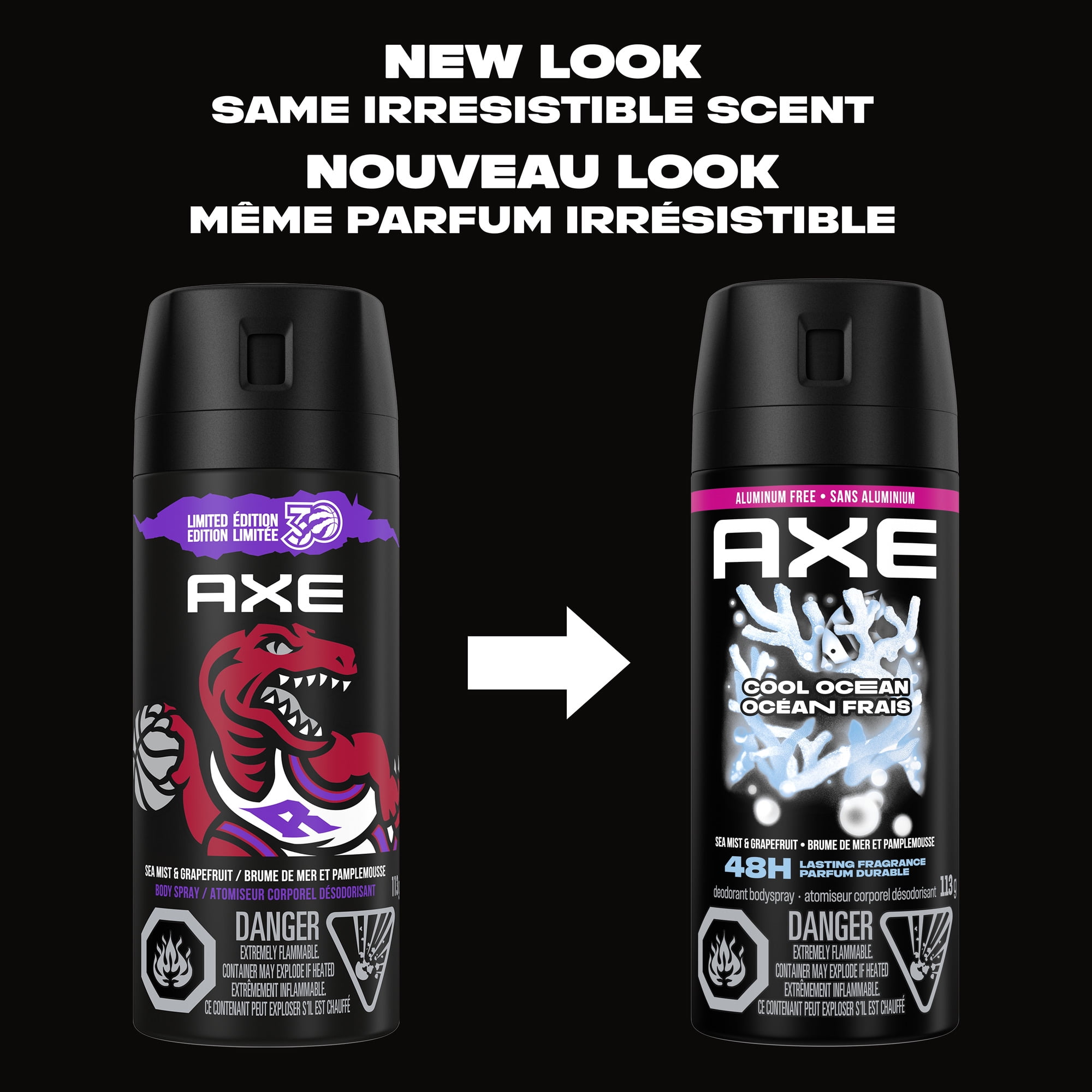 AXE Cool Ocean Deodorant Body Spray for 48-Hour odour protection