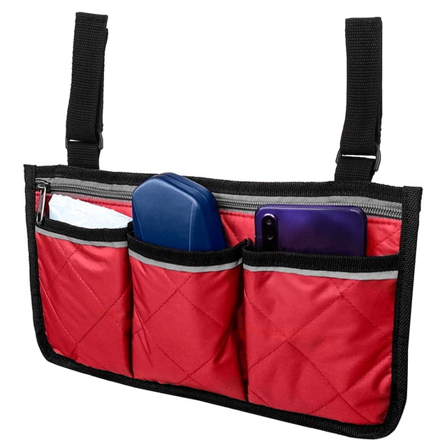 Accessories Multifunctional Wheelchair Side Hanging Bag Office Chair Storage Bag Armrest Pouch Organizer