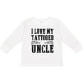 thumbnail image 3 of Inktastic I Love My Tattooed Uncle Boys Long Sleeve Toddler T-Shirt, 3 of 5