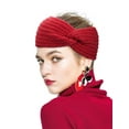 thumbnail image 4 of Luxtrada Knit Wide Headband for Winter Women Ear Warmers Headbands Thick headbands for Women Girls (Gray), 4 of 6