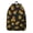 Boho Sunflower P, variant on Paisley Pattern Canvas School Backpack, Artistic Floral Vintage Boho Daypack with Mandala Inspired Design