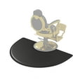 thumbnail image 2 of 3'x 5' Anti-Fatigue Salon Barber Chair Floor Standing Mat Stylist Pad Semicircle,1/2" Thick,Black, 2 of 10