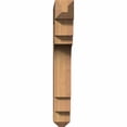 thumbnail image 2 of Ekena Millwork 3 1/2"W x 22"D x 26"H Merced Craftsman Smooth Bracket, Western Red Cedar, 2 of 13