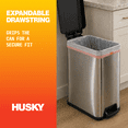 thumbnail image 6 of Husky 13 Gallon Tall Kitchen Drawstring Bags, 120 Bags, 6 of 11