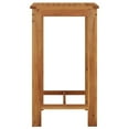 thumbnail image 3 of vidaXL Garden Bar Table 47.2" Solid Acacia Wood Spacious Outdoor Dining Table Brown, 3 of 15