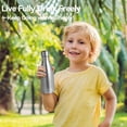 thumbnail image 7 of Neihepal 12oz Stainless Steel Insulated Water Bottle, BPA Free Cola Flask, Keeps Cold 24H Hot 12H (Silver,1), 7 of 7