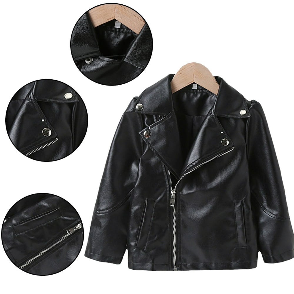 Girls pleather jacket outlet