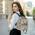 thumbnail image 6 of FORMRS Mini Backpack Purse for Women Travel Daypack Casual Shoulder Bag, Stars Flower, 6 of 7