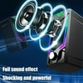 thumbnail image 4 of Wired Speaker With Rgb Colorful Lights No Delay Plug And Play Operation Surround Sound Technology Clear Sound Quality For Desktop Use And Multimedia Entertainment With Easy Connection And, 4 of 6