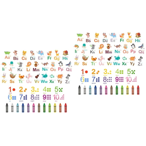 Raindrops  2 Sets Alphabet Wall Decals Children Room Decor Wallpaper Stickers Bc