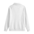 thumbnail image 3 of Stralyhd Womens Sweatshirts Polo Neck Pullover Long Sleeve Clothes Fall Casual Outfit with Pockets White S, 3 of 4