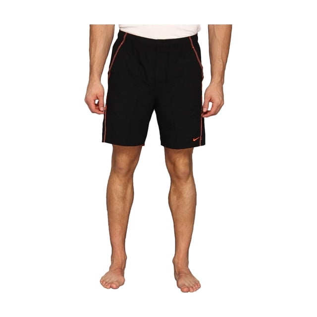 Nike Pantalones cortos de natación para hombre que absorben la humedad, negro, XXX-Large