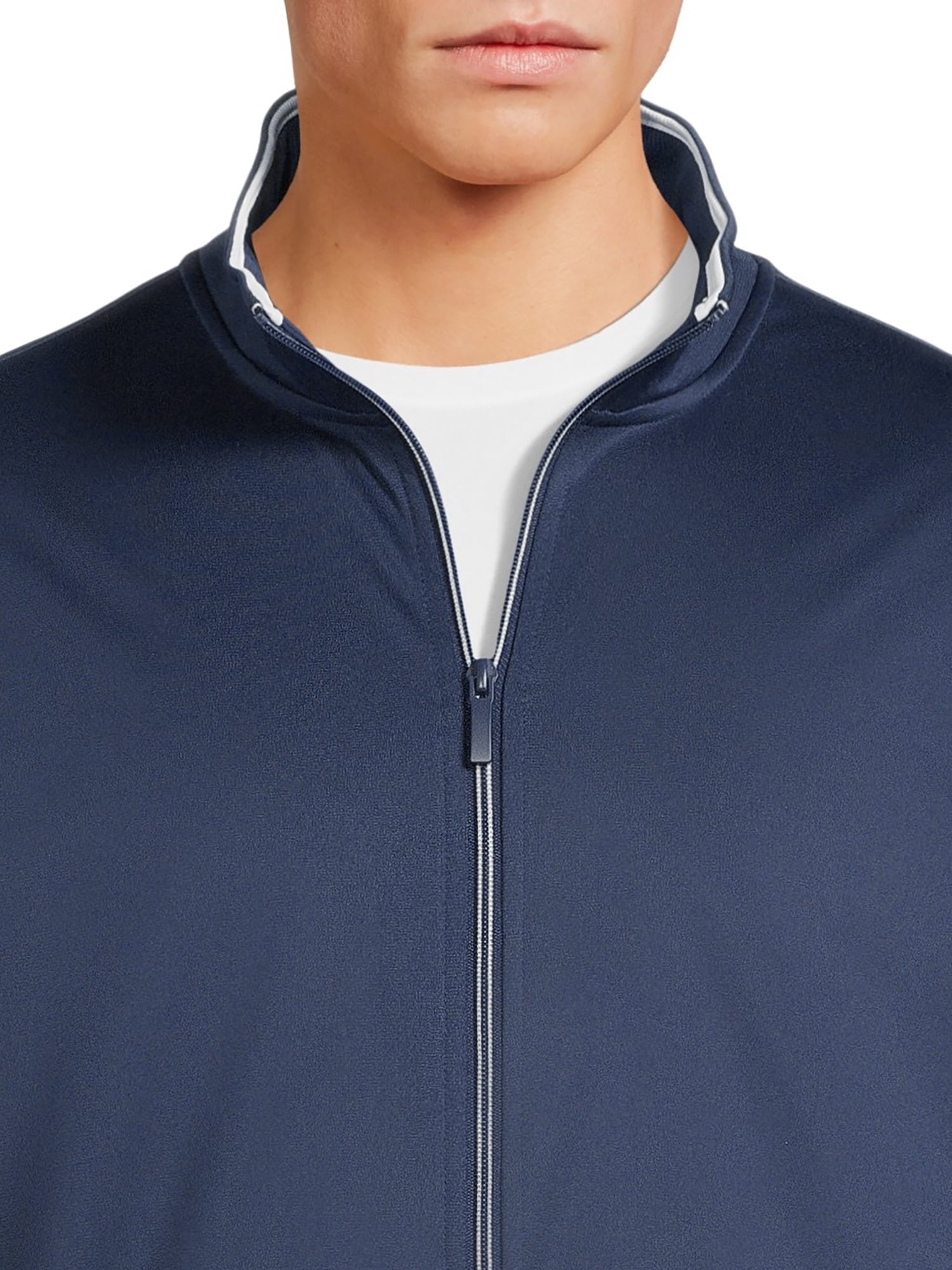 Athletic Works Men's Tricot Track Jacket, Sizes S- 3XL