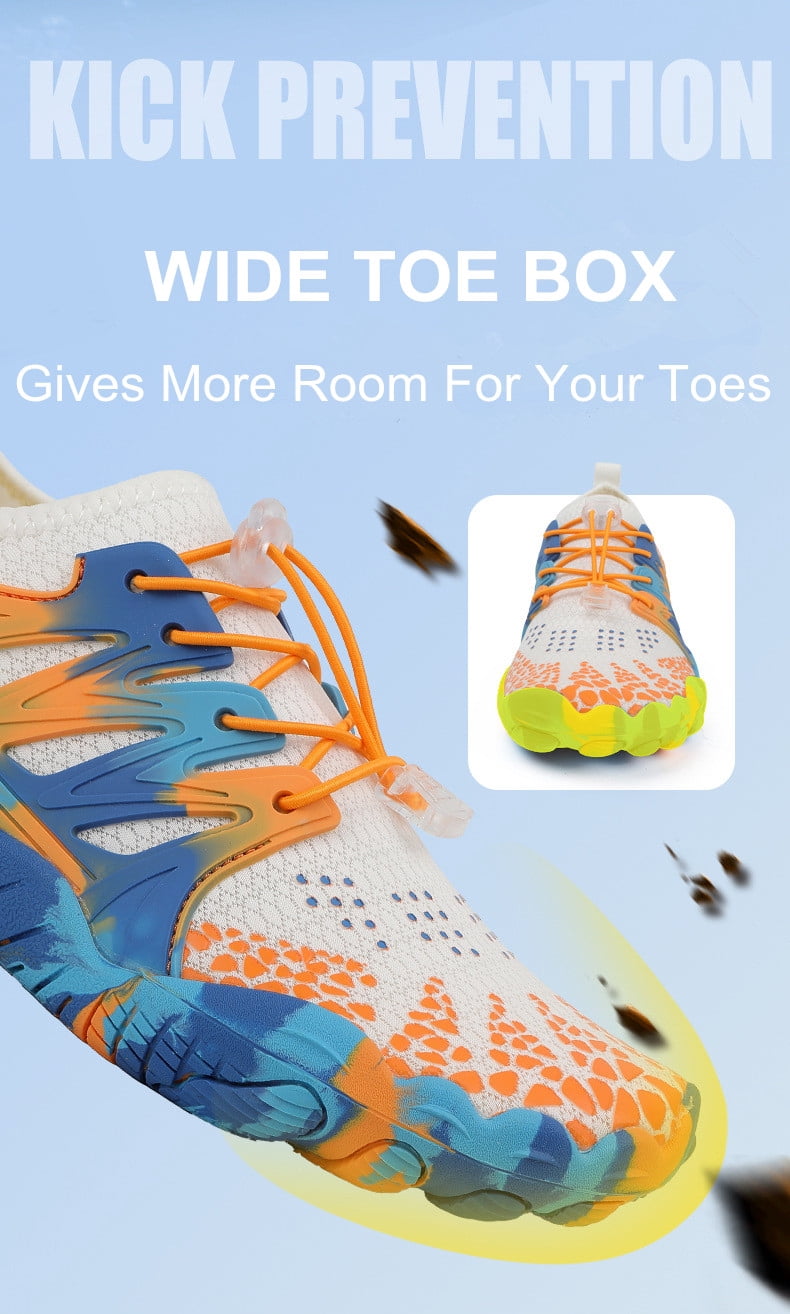 SKQIT Hike Barefoot Shoes for Womens Men,Quick Dry Water Shoes,Beach Pool Aqua Swim Surf Hiking Walking Shoes,Non-Slip Athletic Footwear Wide Toe Water Shoes