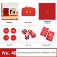 thumbnail image 2 of Fortune & Joy Celebration Collection: Professional Hand-Shuffled Mahjong Tiles with Artistic Double Happiness Engravings, Luxurious Festive Red Game Set for Wedding and New Year Gifts, 2 of 6