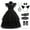 Black, variant on Black Costume Dress with Accessories for Girls 4-5Y