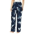 thumbnail image 6 of Pajama Pants Women - Cartoon Cute Hammerhead Shark Soft Breathable Sleep & Lounge Pants for Women, Comfy Casual Pj Pants Bottoms with Pockets, 6 of 7