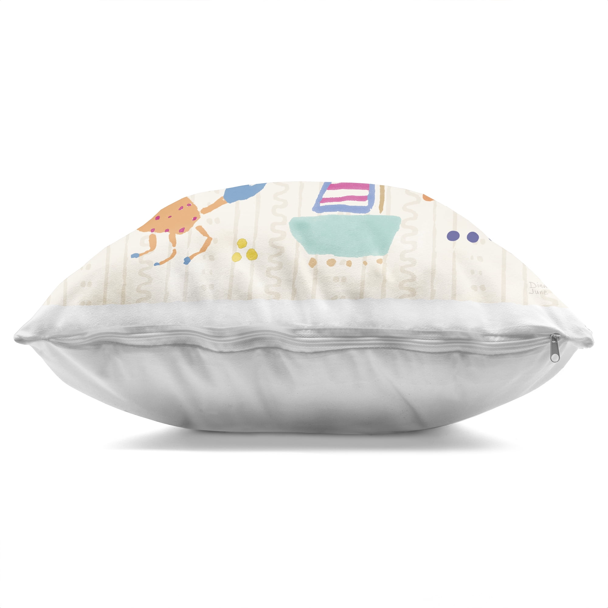 Stupell Industries Nautical Fine In The Sunshine Decorative Printed Throw Pillow, design by Dina June, 18 x 7 x 18