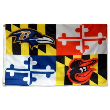 Baltimore Fans Flag Banner Home Yard Garden Decor 3x5Ft