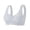 Grey, variant on Bra Lingerie for Casual Everyday Wear Front Buttoned Backless Comfort Seamless Strap Design Ideal for Year-Round Use