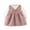 Pink, variant on Diufon Baby Girls Dress Outfits Cute Long Sleeve Mesh Blouse Tops & Corduroy Wide Strap Pleated Dress Birthday Set