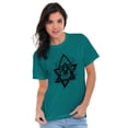thumbnail image 3 of Triangle Eye Star Symbolic Spirit Men's Graphic T Shirt Tees Brisco Brands X, 3 of 6
