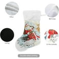 thumbnail image 3 of Coolnut Watercolor Santa Claus Christmas Stockings 2PCS,Big Xmas Stockings Gift Decorations and Party Supplies,Used for Fireplace Decoration Socks Christmas Tree Decoration, 3 of 7