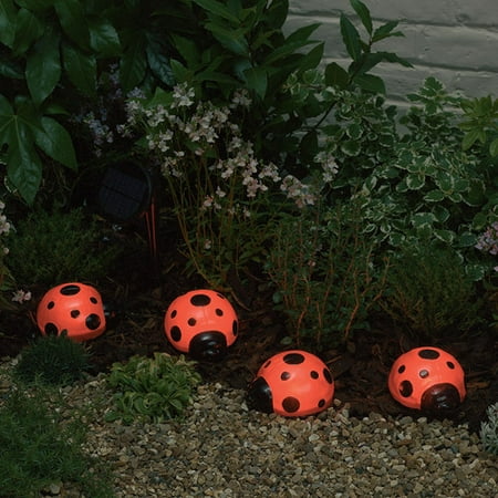 Solar Ladybugs - 4-Piece Set
