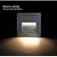 thumbnail image 4 of 4pcs 3W LED Recessed Wall Lights , Aluminum 230V Warm White IP65 Waterproof, Gray Housing [Energy Class E], 4 of 5
