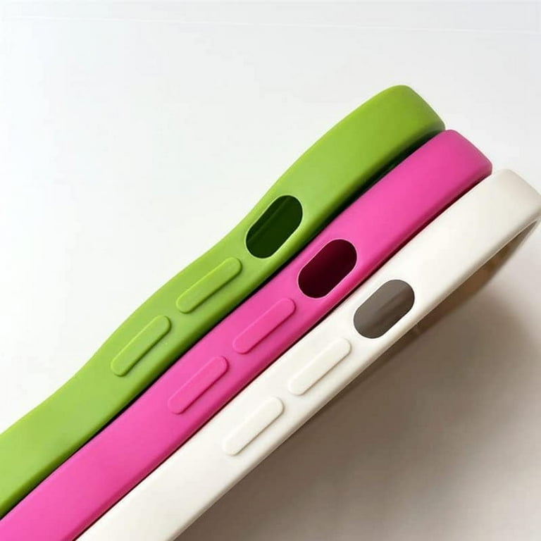 Phone Case for iPhone XR, Solid Color Curly Wave Frame Soft TPU