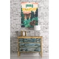 thumbnail image 3 of Idaho, Explorer Series (24x36 Giclee Gallery Art Print, Vivid Textured Wall Decor), 3 of 3