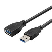 Cablevantage 10 ft USB 3.0 Extension Extender Cable Cord M/F Standard Type A Male to Female Black