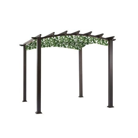 Garden Winds Replacement Canopy Top Cover for the Arched Pergola -Standard 350 - Palm
