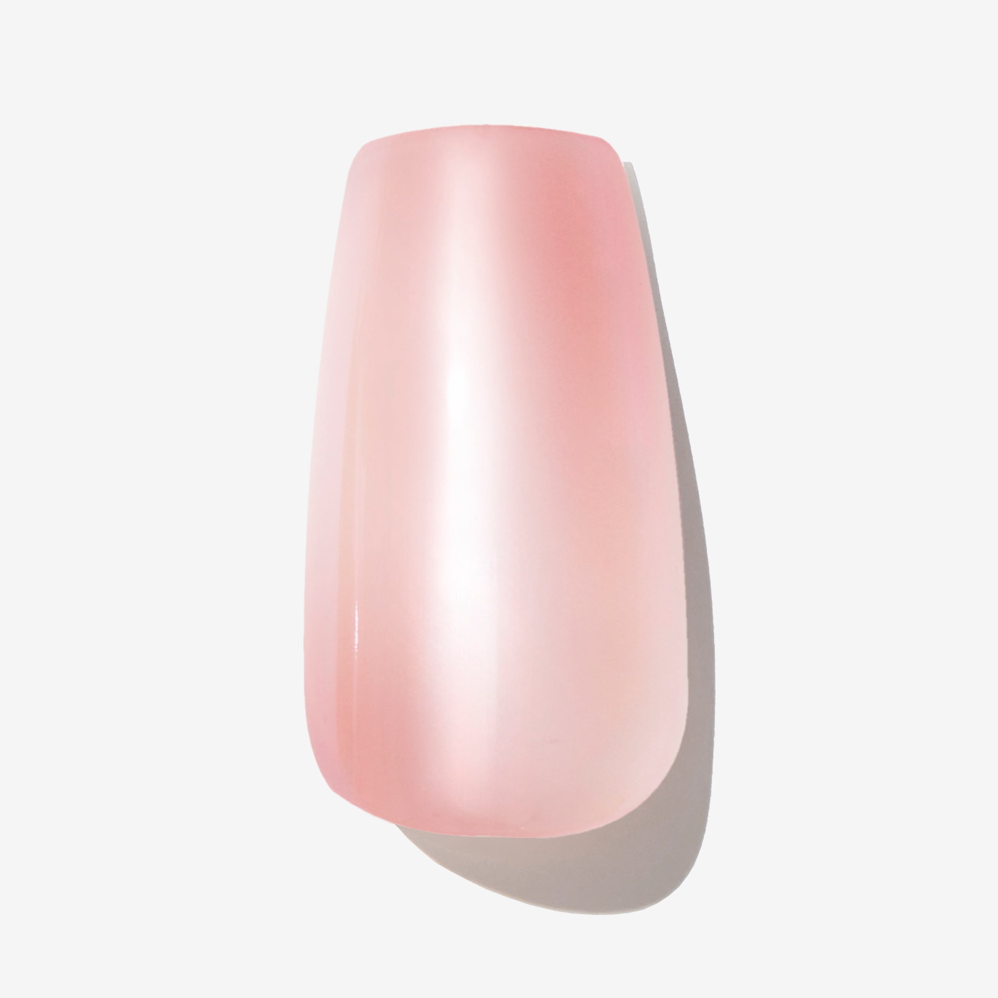 DIGI by Glamnetic Short Coffin Artificial Press-on Nails, Feelin' Peachy, 24 Pieces