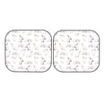 thumbnail image 7 of Xecao Rabbit Eating for Foldable Car Sun Shades (2-Pack) offer sun protection with an easy-fold design for convenient windshield shading., 7 of 7