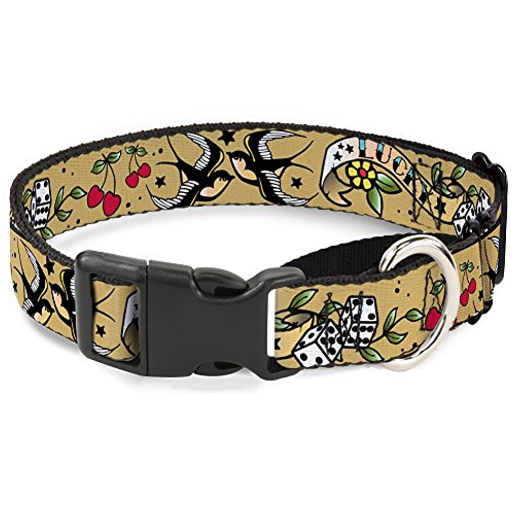 Buckle-Down "Lucky Tan" Martingale Dog Collar