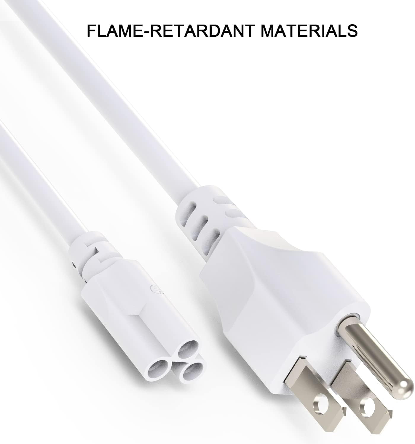8 Pack 3-Prong US Plug T5 T8 Power Cords for Integrated LED Light Fixture