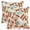 Beige Green, variant on Unique Bargains Set of 2 Christmas Printed Throw Pillow Covers Velvet Cushion Covers Beige Red 18" x 18"
