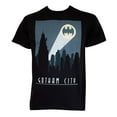 thumbnail image 1 of Batman Men's Black Art Deco Gotham City T-Shirt-2XLarge, 1 of 1