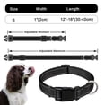 thumbnail image 4 of LNJBABAO 3 Pcs Reflective Dog Collar for Small Medium Large Dogs Black S, 4 of 7