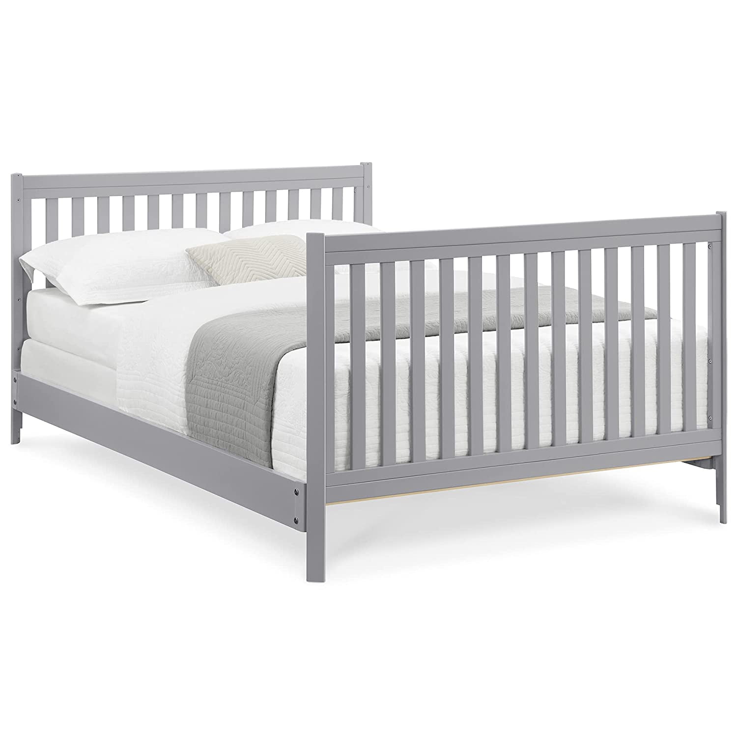 Delta Children Tribeca 4-in-1 Convertible Crib, Grey