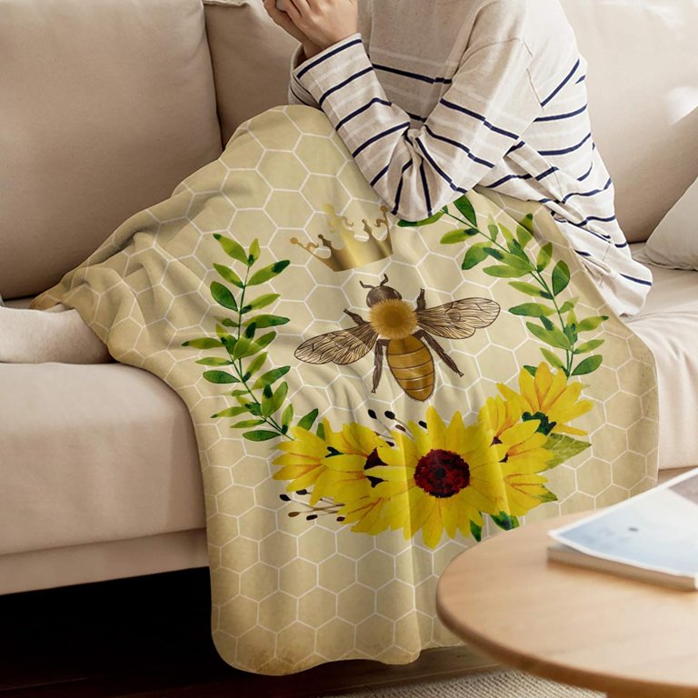 Bee Throw Blanket 60