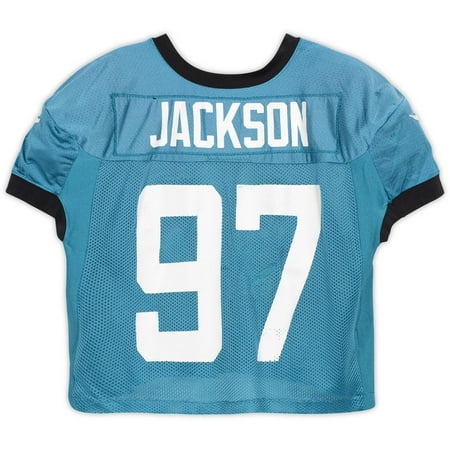Malik Jackson Jacksonville Jaguars Practice-Used #97 Teal Jersey from the 2018 NFL Season - Size 54 - Fanatics Authentic