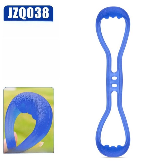 Golf 8-shaped Rally Rope Trainer High Elasticity TPR Physical Training Extended Stretching Exercise Device JZQ038 blue