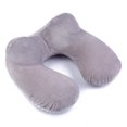 thumbnail image 1 of Almohada inflable con forma de U, joroba de camello, almohada para el cuello, viaje en avión, tres piezas, tesoro de viaje, 1 of 5