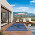 thumbnail image 2 of Navy Blue Starfish Outdoor Rug for Patio/Deck/Porch, Non-Slip Large Area Rug 3 x 5 Ft, Coastal Summer Beach Ocean Buralp Indoor Outdoor Rugs Washable Area Rugs, Reversible Camping Rug Carpet Runner, 2 of 8
