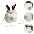 thumbnail image 2 of EeaseCA 1pc Drawstring Bag Storage Pouch Bucket Bag Shoulder Bag Cross Body Bag, 2 of 7