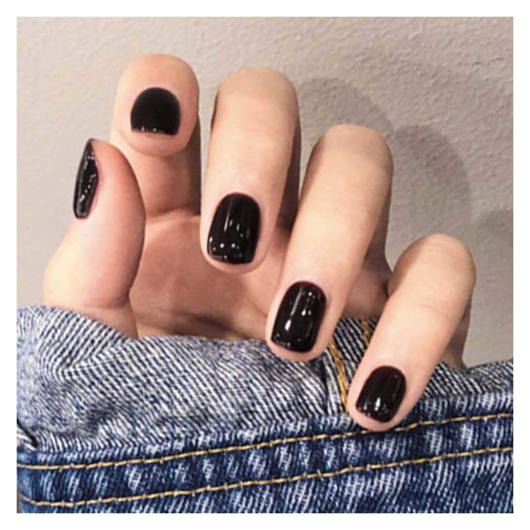 24pcs Glossy Fake Nails Short Black Punk Glitter Full Cover Acrylic False Nails Party Prom Night Club Press Clip On Nails For Women And Girls Walmart Com 24pcs Glossy Fake Nails Short Black Punk Glitter Full Cover Acrylic False Nails Party Prom Night Club Press Clip On Nails For Women And Girls Walmart Com