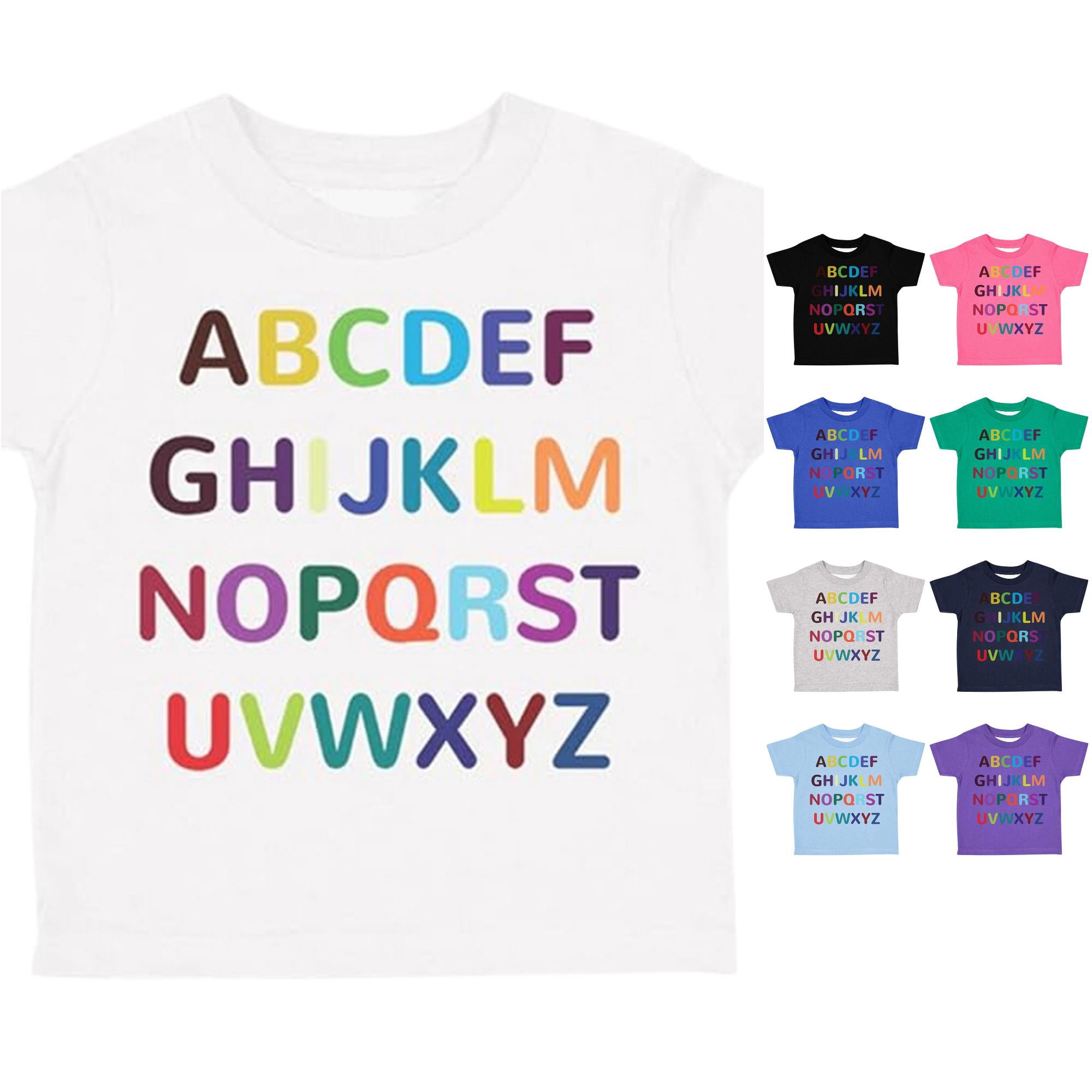 NinXxx Boys Fashionable Letter Print Round Neck Short Sleeve Campus Top White 10-11 Years