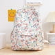 thumbnail image 3 of Mochila Informal Wdftyju para Estudiantes con Flores 2409 Color blanco, 3 of 9